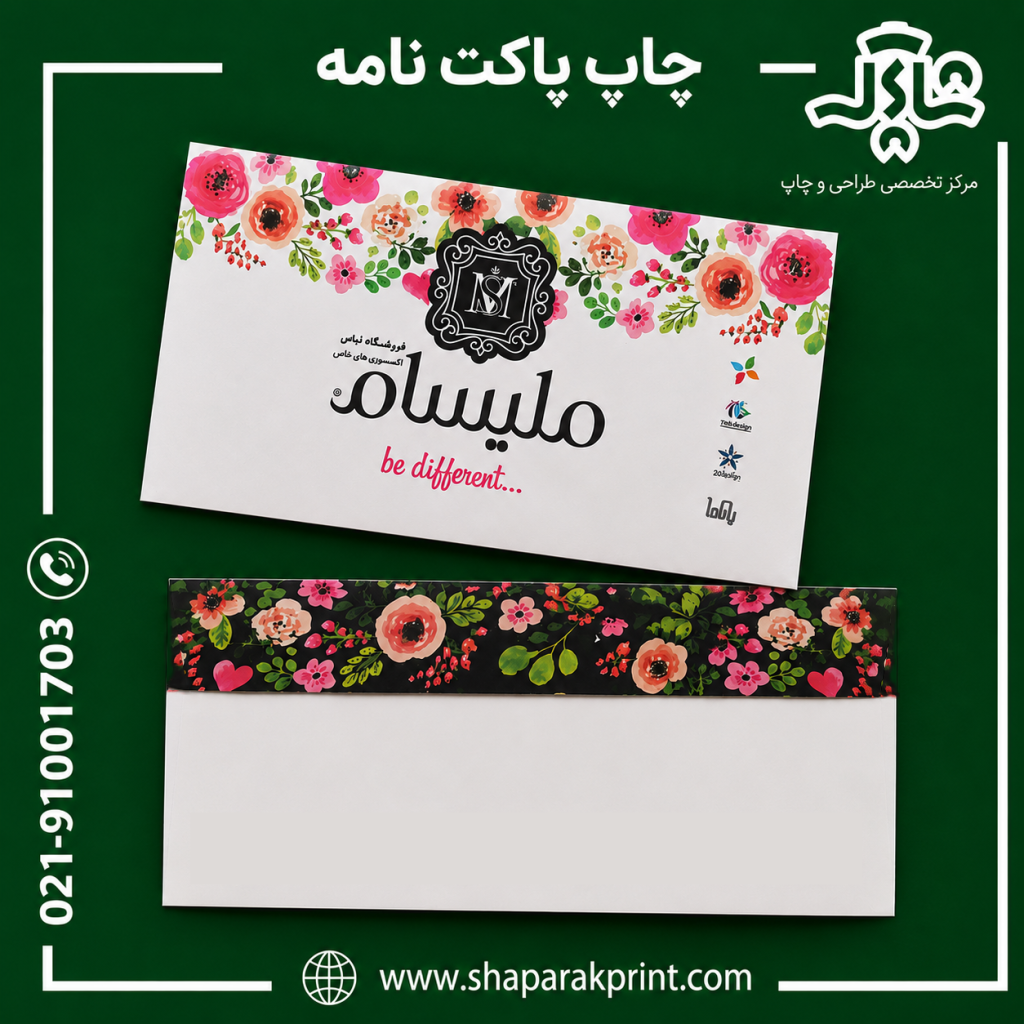 چاپ پاکت نامه