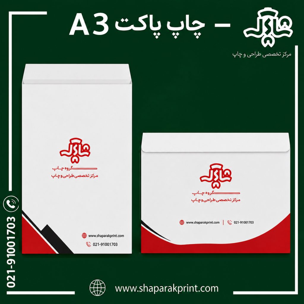 چاپ پاکت A3