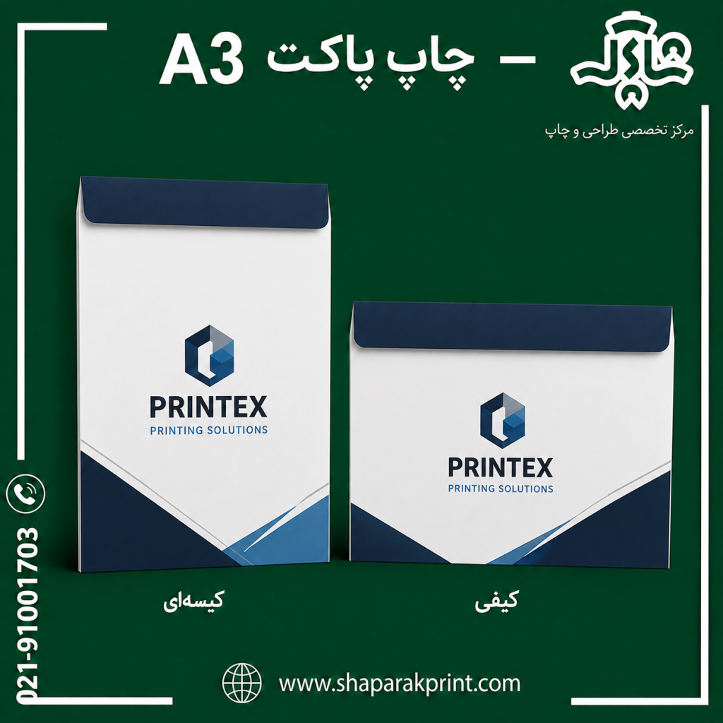 چاپ پاکت A3