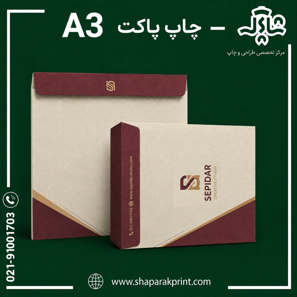 چاپ پاکت A3