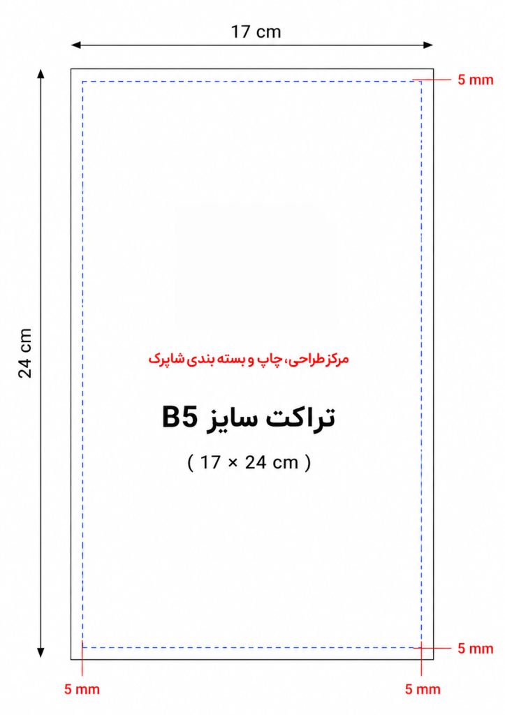 چاپ تراکت B5
