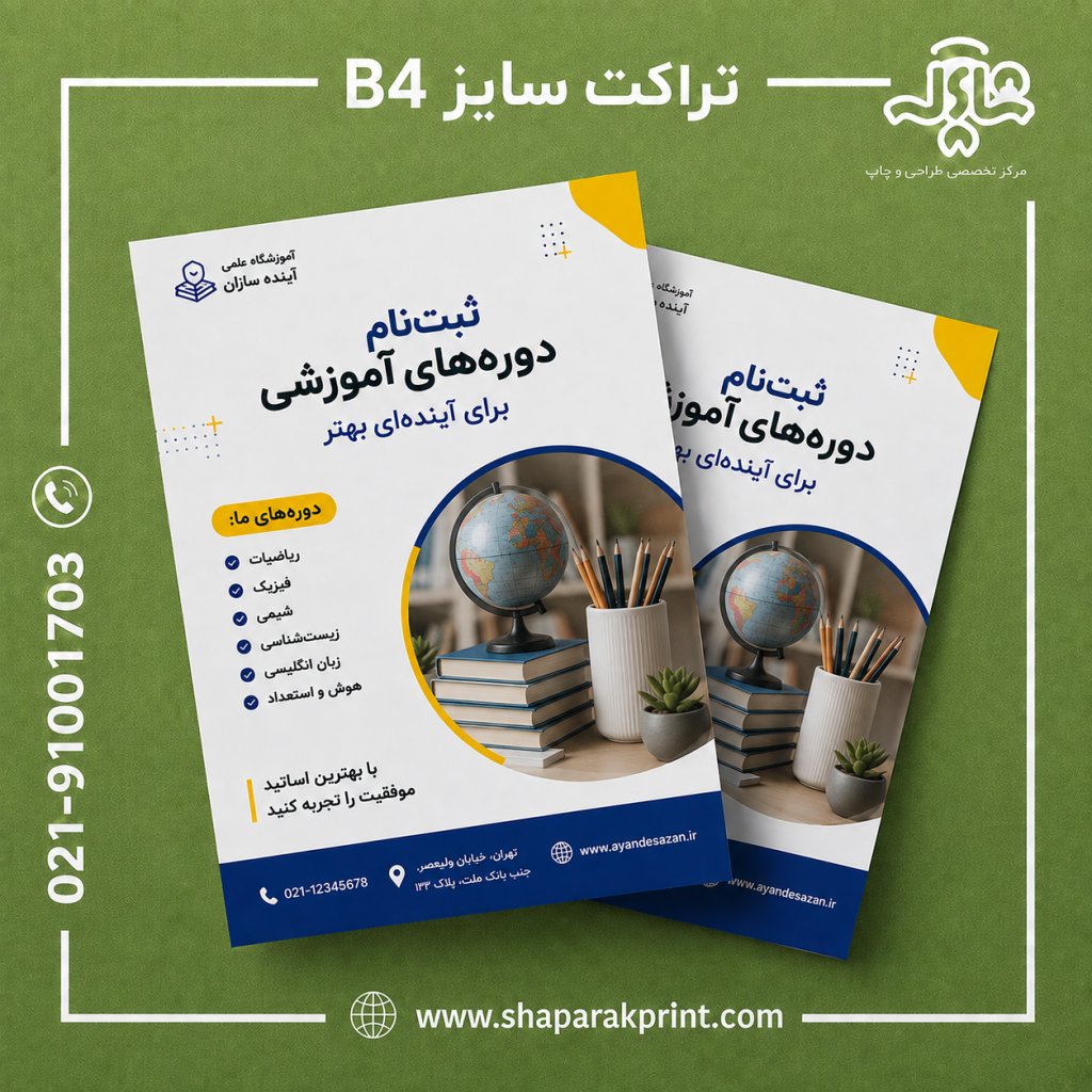چاپ تراکت B4